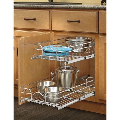 Shop Hastings Home Cabinet Organizers 10.25-in W x 9-in H 5-Tier Freestanding Metal Bakeware Organizer in the Cabinet Organizers department at Lowe's.com. The Kitchen Cabinet Organizer, Pan and Pot Lid Rack Holder helps to eliminate clutter and keeps your cookware organized and easy to reach. The space saving